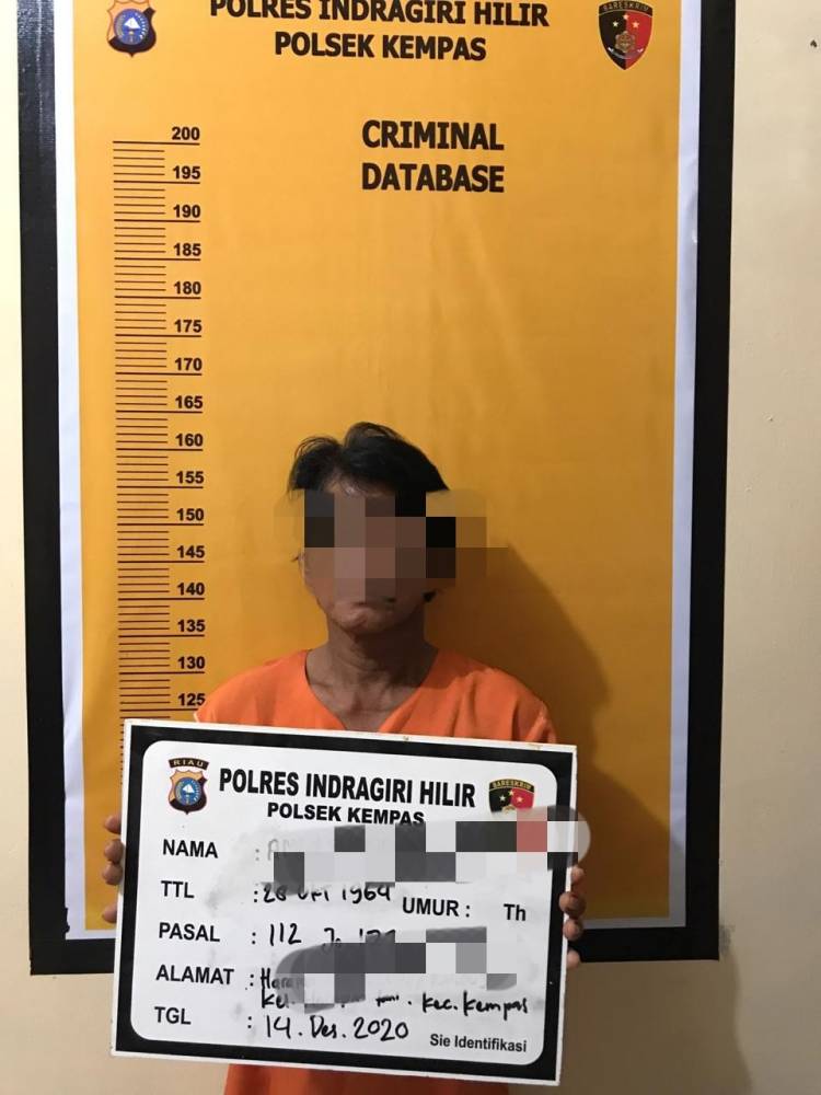 Dua Pria Diduga Pelaku Narkoba Jenis Sabu Berhasil Diamankan Polsek Kempas