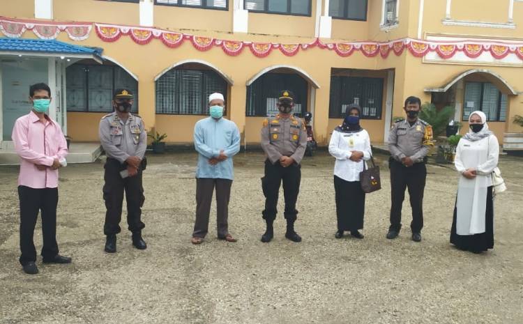 Polsek Tembilahan Hulu Bersama Dua Kelurahan Lakukan Evaluasi Protokol Kesehatan