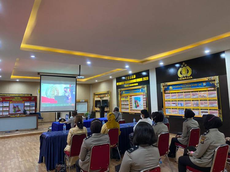 Polwan Polres Rohil Gelar Syukuran di Hari Jadi Polwan RI Ke - 73