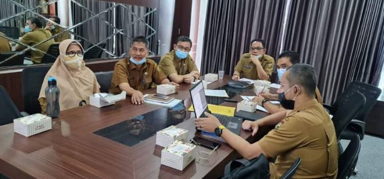 Bappeda Kampar Ikuti Fasilitasi Perubahan RKPD Kabupaten Kampar Tahun 2021