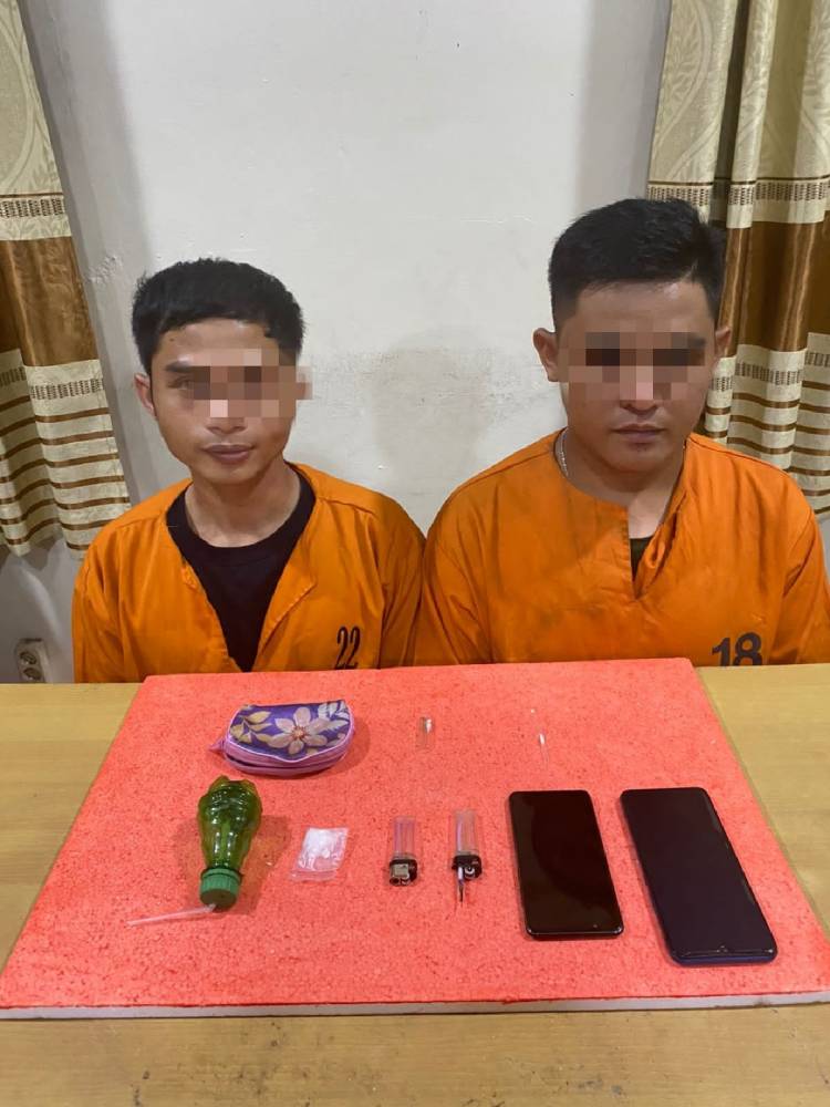 Satnarkoba Polres Inhil Ringkus Dua Pemuda Tindak Pidana Narkoba