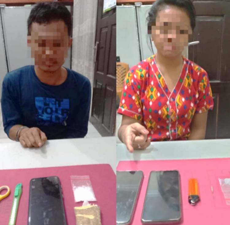 2 Pengedar Sabu Diringkus Resnarkoba Polres Kampar dari Dua Lokasi di Wilayah Tapung