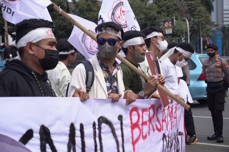 PP KMHDI Turun Aksi ke Jalan Tolak Kenaikan Harga BBM Bersubsidi