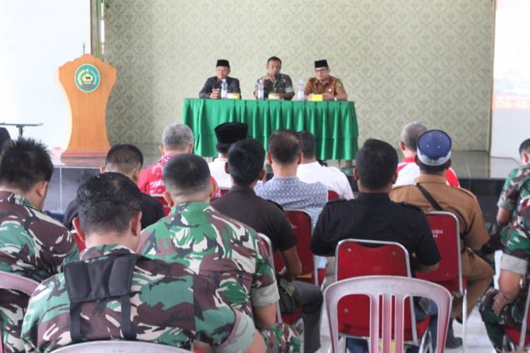 Sambut HUT TNI ke-77, Kodim 0314/Inhil Gelar Rakoor Rencana Pesta Ragam Budaya Nusantara