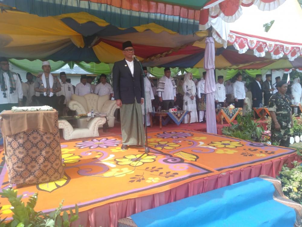 Pimpin Upacara Hari Santri Nasional, Bupati Rohil : Tidak ada Santri yang dididik menjadi teroris