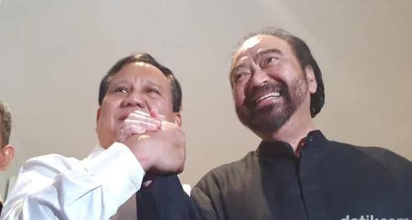 Pertemuan Prabowo dan Surya Paloh menghasilkan 3 Kesepakatan,Apa Saja