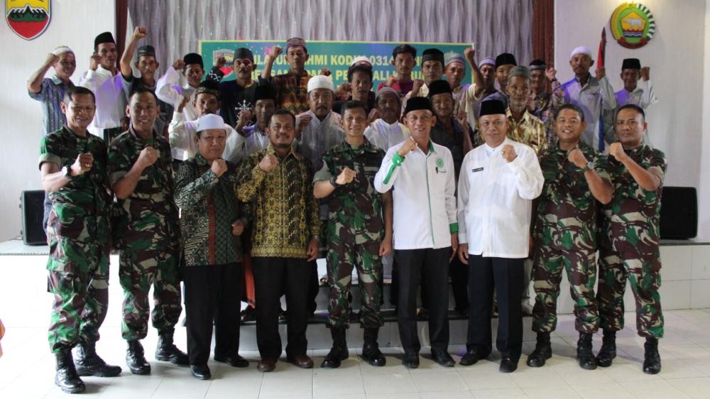 Silahturahmi Kodim 0314/inhil Dengan Penggali Kubur,MUI yang di wakili DR. H. Ali Azhar, S. Sos, MH:Meminta Pemkab Inhil Perhatikan Penggali Kubur