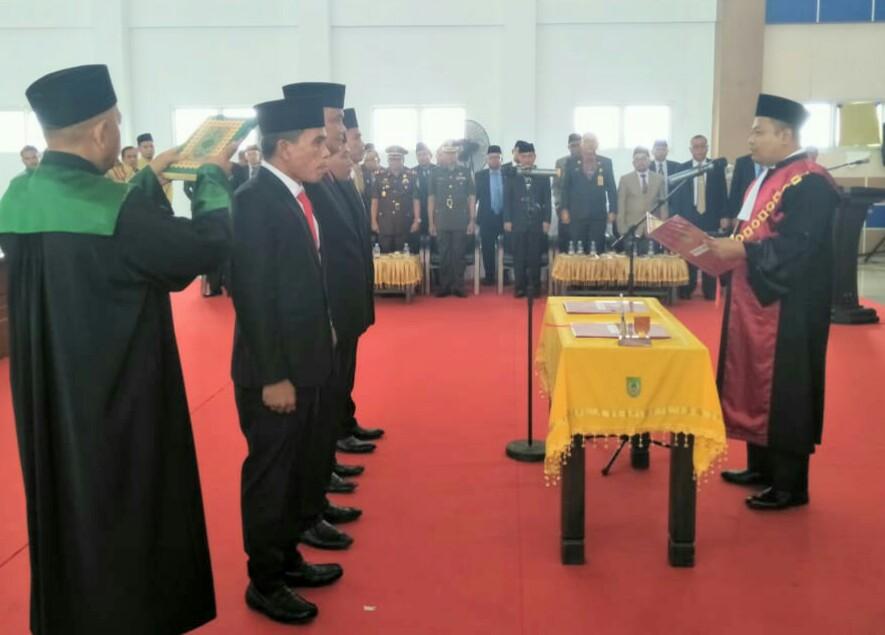 Ketua DPRD Rohil Resmi Dilantik Ketua Pengadilan Negeri Rohil