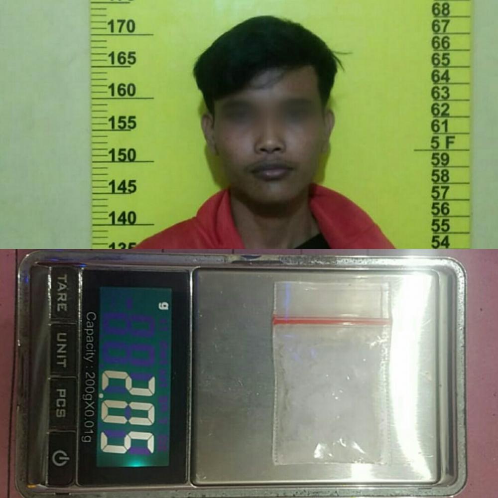 Polsek Bagan Sinembah Gagalkan Transaksi Sabu di Samping Kandang Sapi