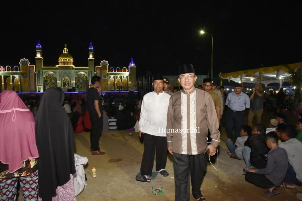 Mulai dari Bupati hingga Masyarakat menyaksikan Perlombaan MTQ Ke-49 Inhil.