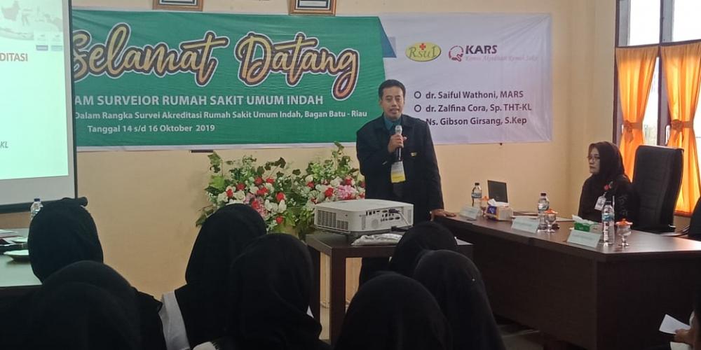 Akreditasi RSU Indah Selesai, Hanya Tinggal Menunggu Hasil Penilaian KAR