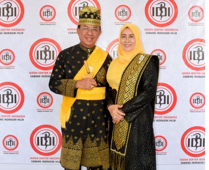 Hadiri Pelantikan Pengurus IDI Inhil,HM Wardan Apreseasi Pengabdian Dokter