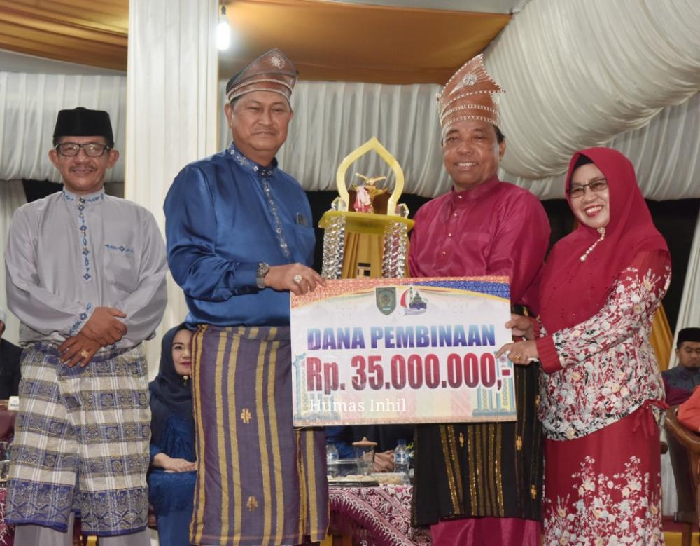 Wabup H.Syamsuddin Uti Menutup Secara Resmi MTQ Ke-49 Inhil TH 2019 "Tembilahan Hulu Juara Umum"