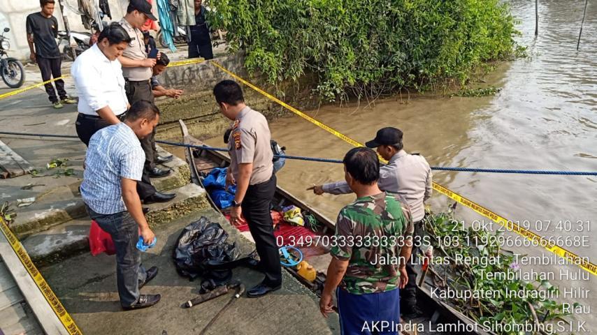 Todongkan Senjata Api Minta Uang Rokok, Pria Pakai Sebo di Tembilahan Dihantam Pakai Besi Hingga Tewas
