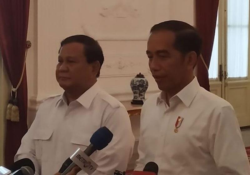Hubungan Prabowo dan Jokowi Semakin Mesra