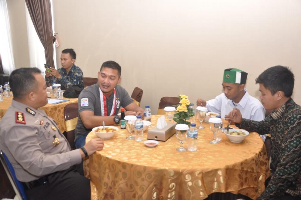 Kapolres Banjar Bersilaturahmi dengan BEM mahasiswa se Kota Banjar