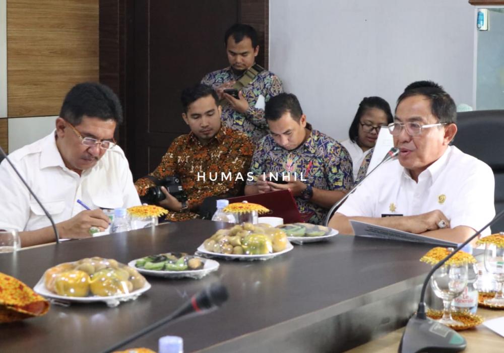 Bupati HM.Wardan Expose SPAM Inhil dengan Tim PUPR RI.
