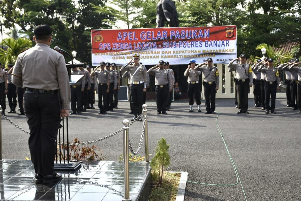 Polres Banjar Gelar Apel Pasukan dalam Ops Zebra Lodaya 2019