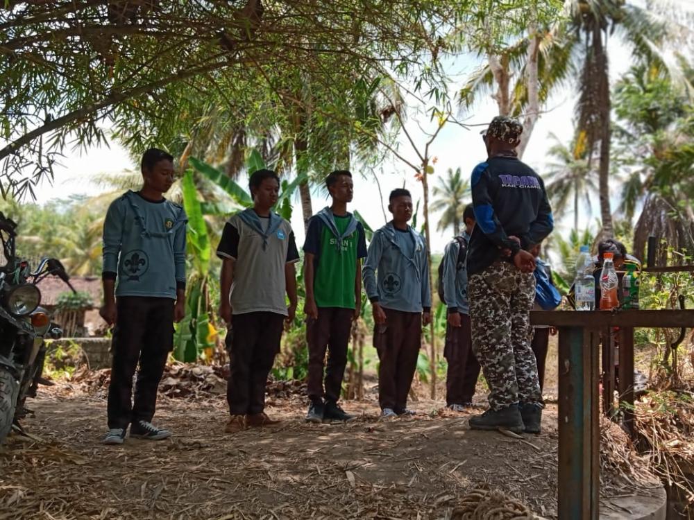 Program Tagana Masuk Sekolah Diikuti Puluhan Pelajar Di Kabupaten Ciamis