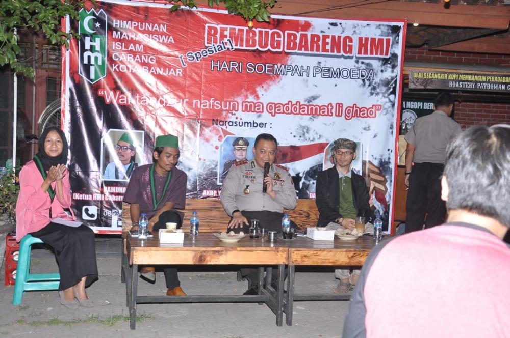 Dalam Rangka Memperingati Hari Sumpah Pemuda ke-91 tahun 2019. HMI Kota Banjar Gelar Diskusi Publik