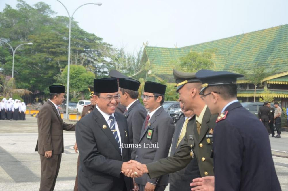 Bupati Inhil HM Wardan Pimpin Upacara Peringatan Hari Kesaktian Pancasila Tahun 2019
