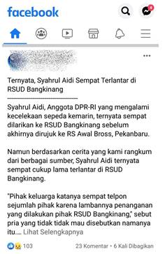 Ustadz Syahrul Aidi Klarifikasi Dirinya Terlantar di RSUD Bangkinang