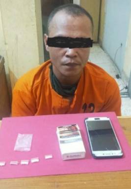 Pengedar Sabu Ditangkap Satresnarkoba Polres Pelalawan
