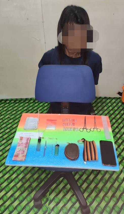 Polsek Concong Tangkap Seorang Terduga Pelaku Tindak Pidana Narkotika Jenis Sabu