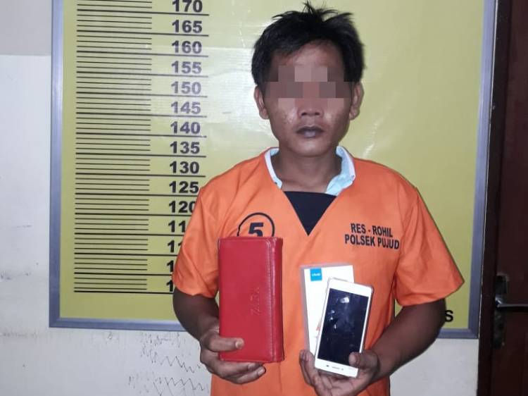 Curi Uang dan Handphone, Keling Diamankan Polsek Pujud