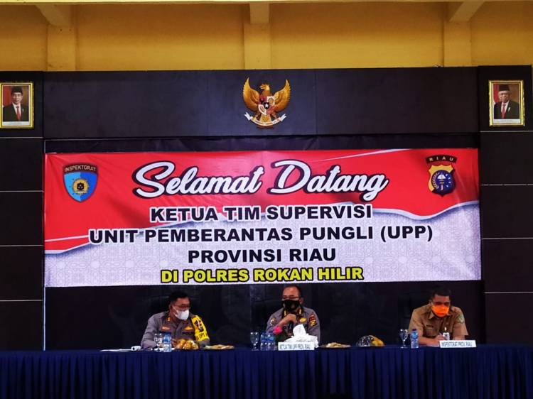 UPP Provinsi Riau Lakukan Supervisi di Polres Rokan Hilir