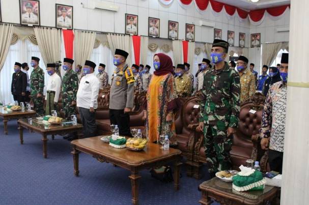 Danrem 031/WB dan Ketum DDII Riau, Hadiri Acara Pelantikan Pengurus DDII dan PDD Kampar