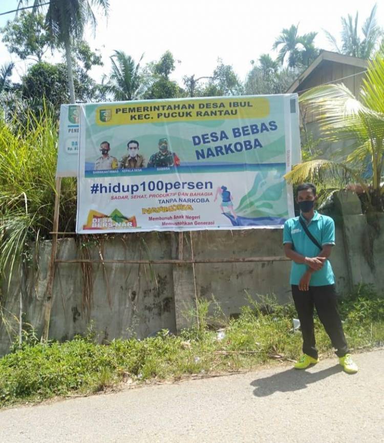 Dukung Program Desa Bersinar, Kades Ibul Terus Edukasi Warganya Tentang Bahaya Narkoba