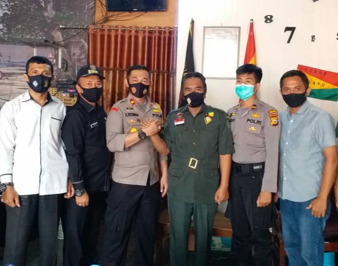 Pererat Silahturrahmi, Wakapolres Inhil Kunjungi DPD LMR Inhil 