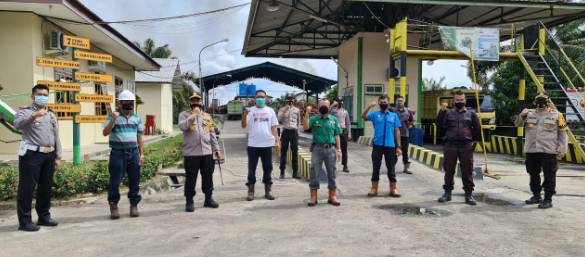 Polres Kuansing Gelar Razia Perusahaan Besar yang Beroperasi di Kuansing