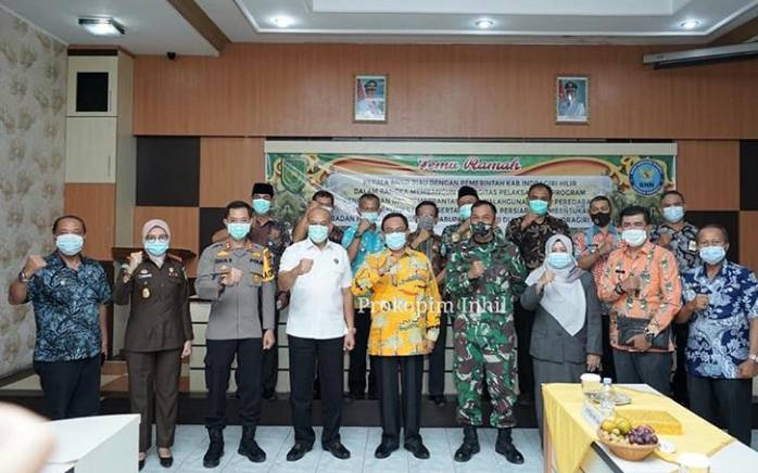 Pertemuan BNNP Riau dan HM Wardan Bentuk Pemkab Inhil Berkomitmen Memberantas Penyalagunaan Narkoba