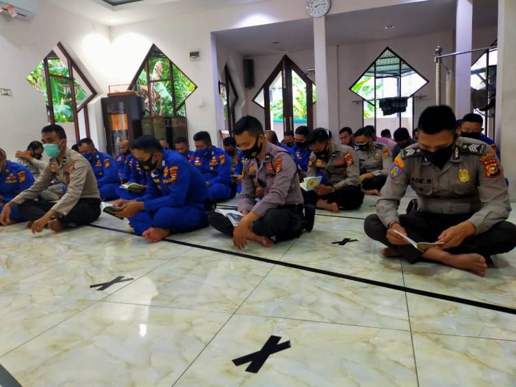 Polres Inhil Giatkan Bimbingan Rohani dan Mental kepada Semua Jajaran
