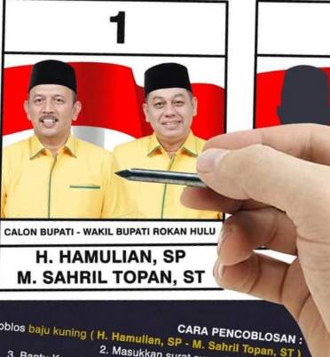 Ketua  DPC PPP Rokan Hulu Yakin Paslon Nomor 01 H. Hamulian-M Sahril Topan Kuasai Lebih dari 70 Persen Suara