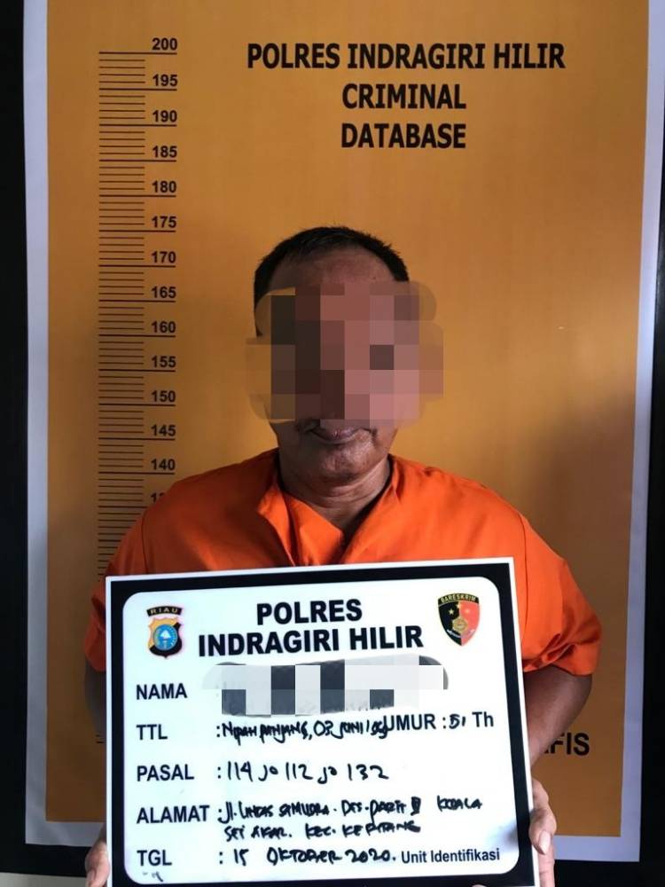 Reskrim Polsek Keritang dan Polsek Kempas Tangkap Jaringan Pengedar Narkotika Inhil