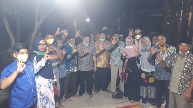 Kampanye di Kecamatan Kubu, Masyarakat Pendukung AHAD Sambut Yel-yel Nomor 3 Menang
