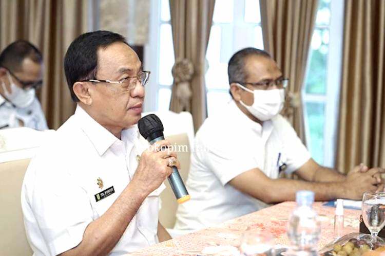 Bupati Inhil HM.Wardan Jadi Pembicara Utama Dalam Acara Sosialisasi Satu Data Indonesia