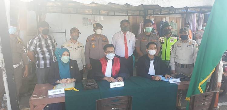 11 Orang di Tembilahan Terjaring Operasi Yustisi Penegakan Disiplin Prokes Covid-19 