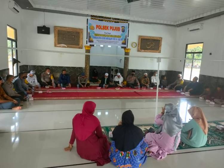 Tingkatkan Iman dan Taqwa, Polsek Pujud Gelar Maulid Nabi Muhammad SAW 1443 H
