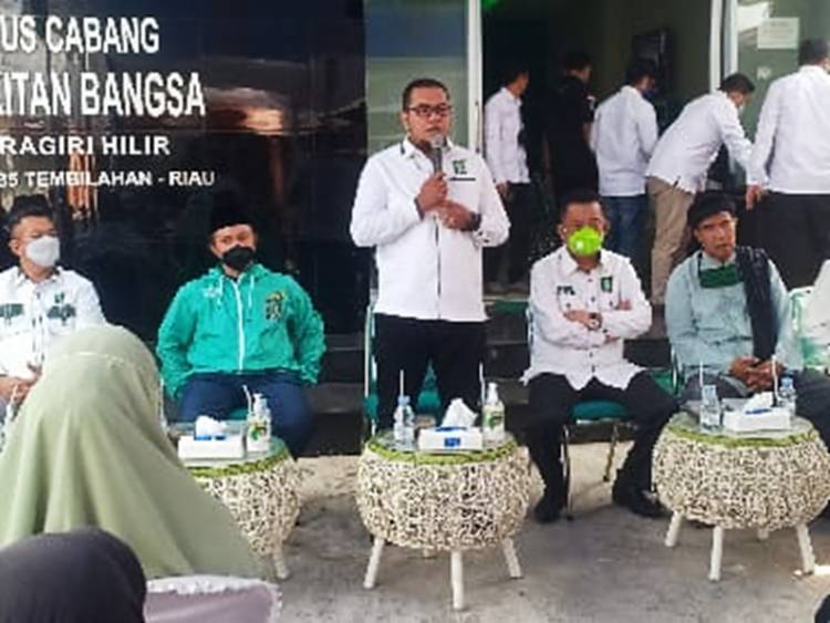 Abdul Wahid Nyatakan Komitmen Gesa Herd Immunity Melalui Vaksin Indonesia Bangkit PKB Inhil