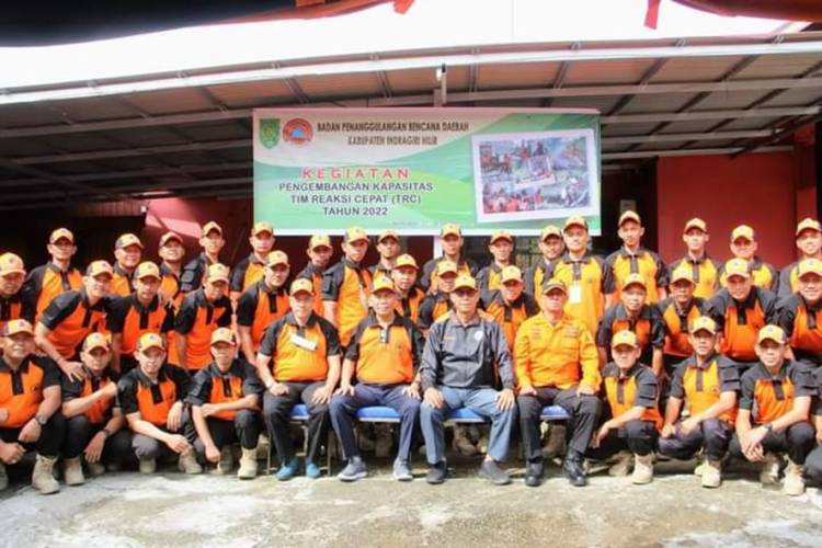 BPBD Inhil Laksanakan Pelatihan Pengembangan Kapasitas Tim Reaksi Cepat (TRC) PB Tahun 2022