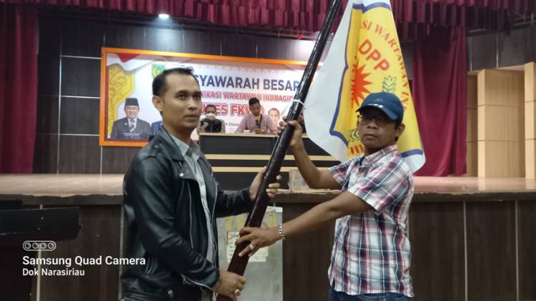Terpilih Jadi Ketua FKWI, Maryanto SH Bertekad Memajukan Insan Pers Inhil