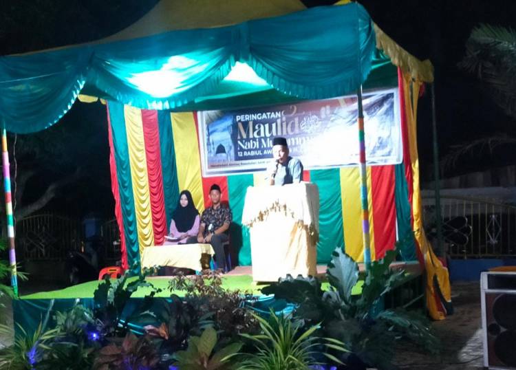 Hadiri Peringatan Maulid Nabi, Lurah Bahtera Makmur Kota Apresiasi Remaja Karisna