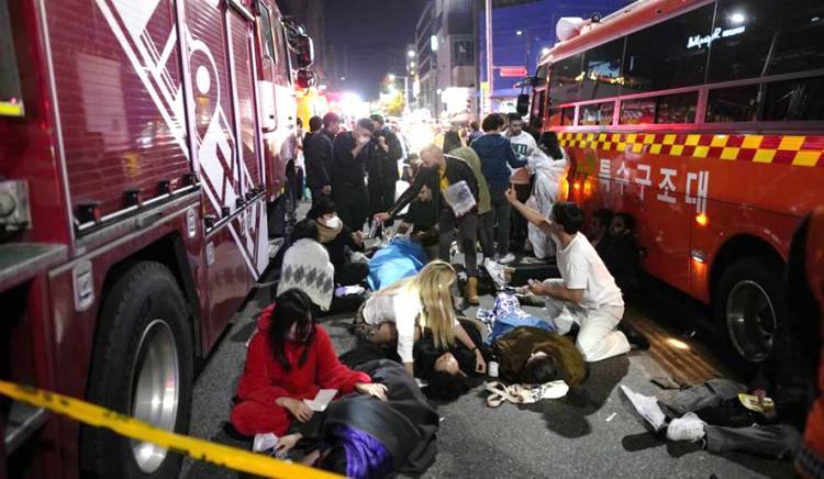 Pesta Halloween di Korea Selatan Berubah Jadi Malapetaka, 151 Orang Dilaporkan Tewas