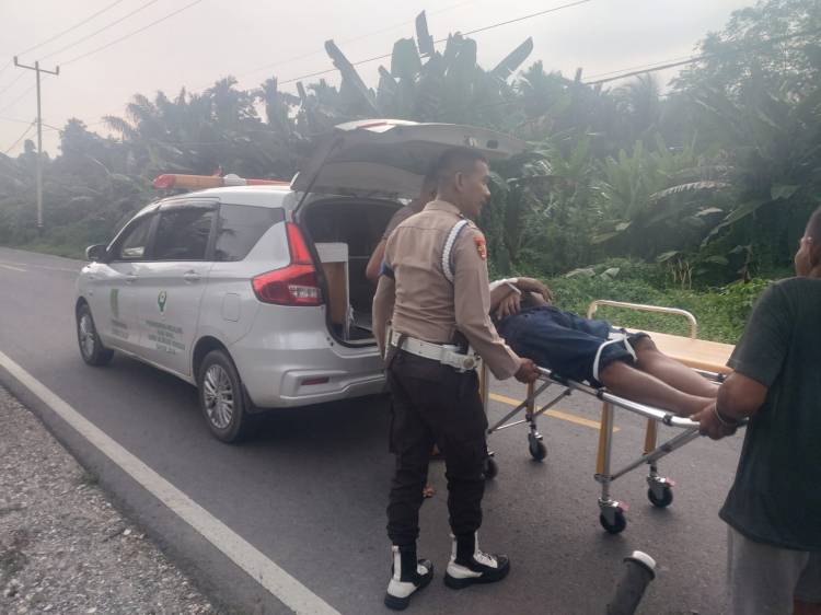Memberhentikan Laju Motor, Seorang Warga Meregang nyawa Diteras Rumah Warga