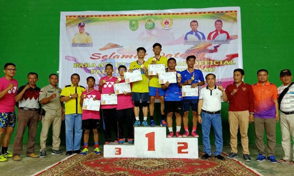 Dua Atlet PBSI Inhil Mhd Taufiq dan M Ihsan Albanjari Ikut Kejurnas Bulutangkis Nasional,