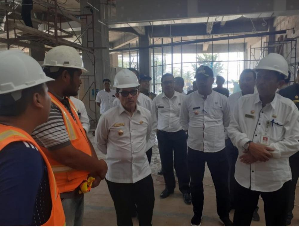 Drs H Zulkifli AS sidak City Mall Dumai Terkait Pemberitaan Standar Keamanan Pekerja